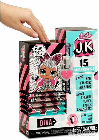 Кукла LOL OMG J.K. Diva mini Лол омг Дива JK