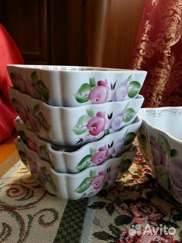 Набор Салатники СССР винтаж форфор