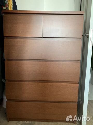 Комод IKEA 6 ящиков 80*123см