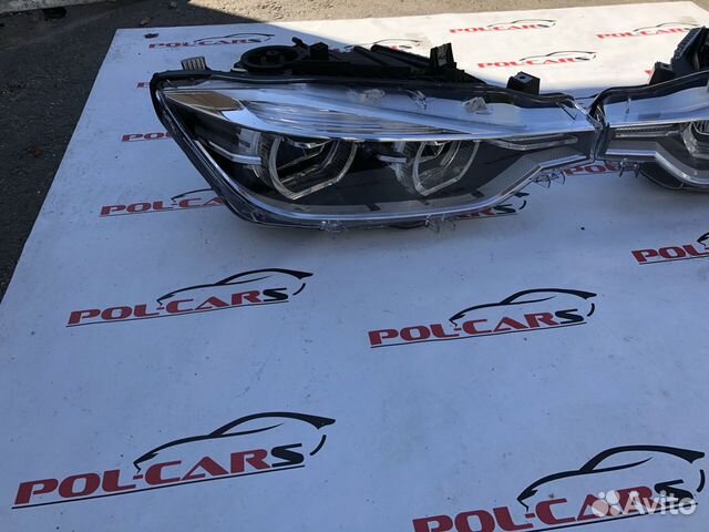 BMW F30 фары с галогена на Full Led новые в сборе