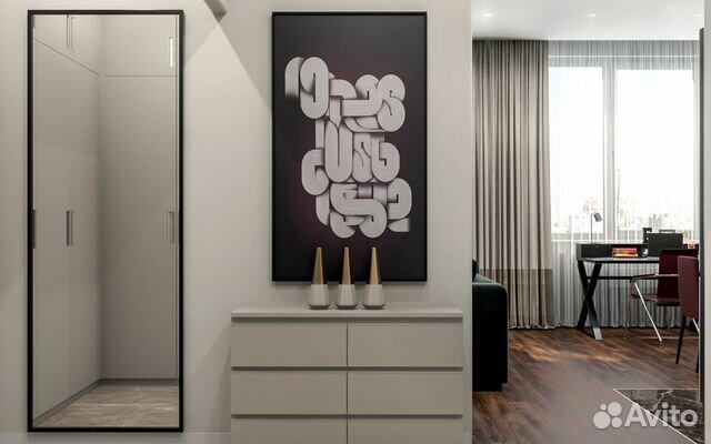 2-к квартира, 53.8 м², 6/24 эт.