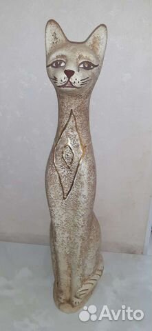 Статуэтка кошка /шамот