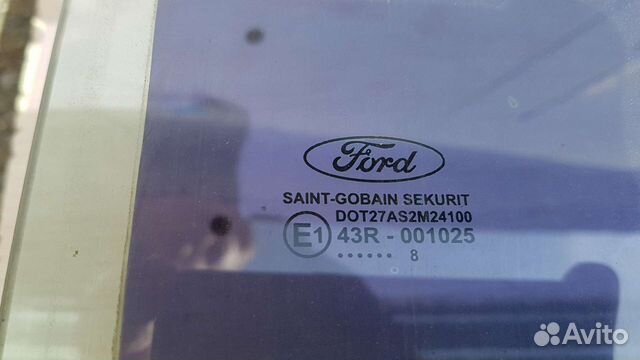 Стекло заднее левое Ford S-Max 2008