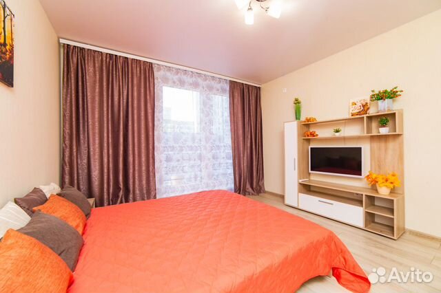 

1-к. квартира, 40 м², 2 кровати
