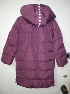 Зимнее теплое пальто на девочку acoola