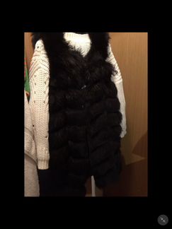 Меховая жилетка