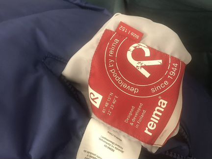 Пуховик рейма для мальчика reima, двухсторонний