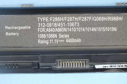 Аккумулятор для ноутбука Dell (F287H) Vostro A860