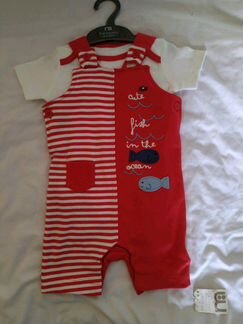 Песочник и боди mothercare (новое)