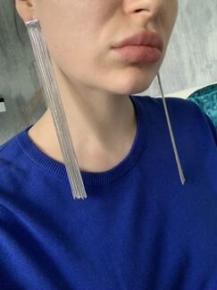 Серьги длинные