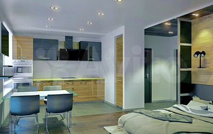 Квартира-студия, 28.8 м², 1/9 эт.