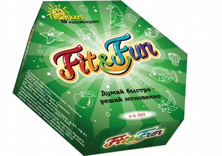 Настольная игра Thinkers Fit and Fun, 4-6 лет (204