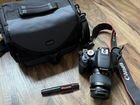 Фотоаппарат Canon 600D с объективом и сумкой