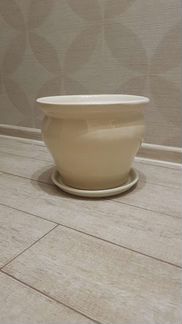 Большой горшок для цветов керамика