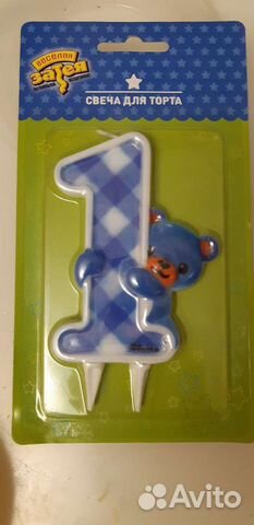 Свеча на торт