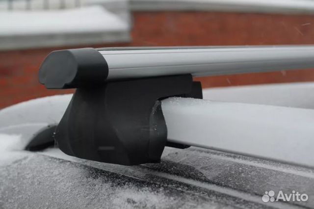 Багажник на рейлинги с аэро дугами