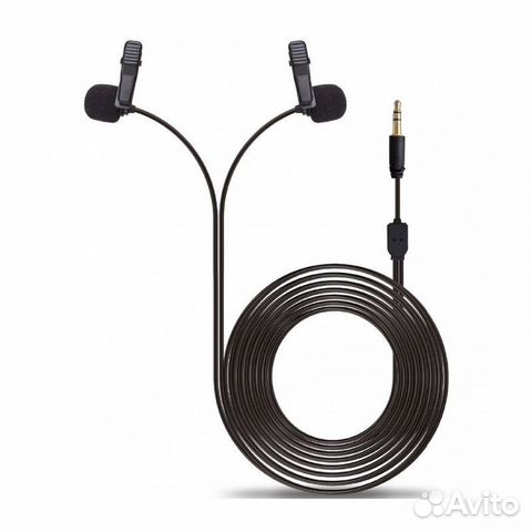 Петличный микрофон Raylab Rec. DH LavMic двойной 6