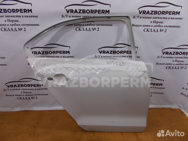 Дверь задняя Skoda Rapid