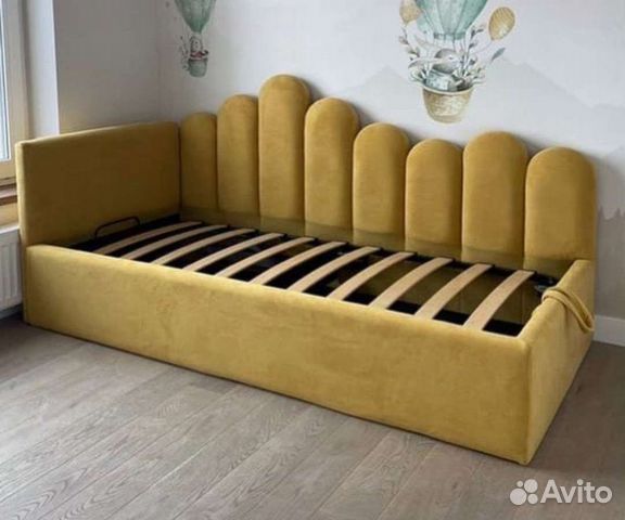 Детская кровать, мягкая кровать, ортопедическая