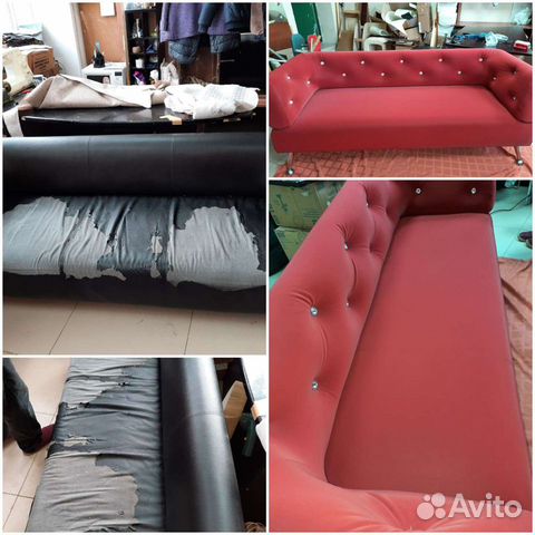 Перетяжка мягкой мебели