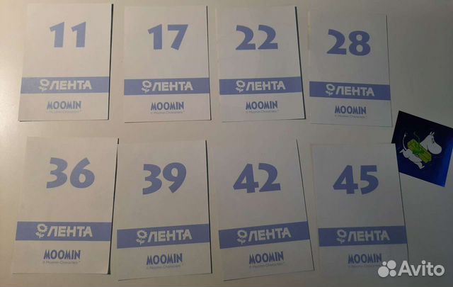 Наклейки Муми-троли лента moomin