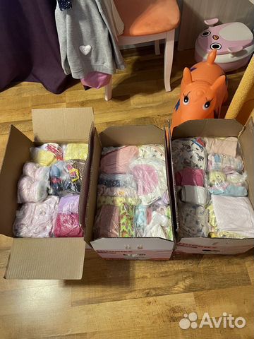 Детская одежда для девочек пакетом