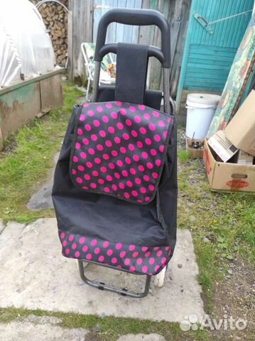 Сумка тележка хозяйственная на колесах