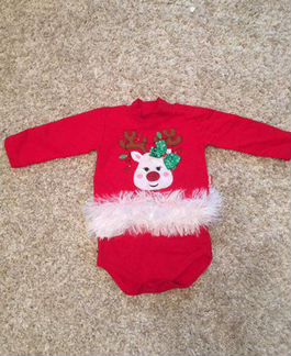 Новогодний боди костюм