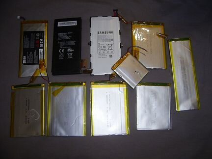 Аккумуляторы для мп3 плееров, планшетов 3.7V