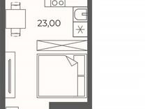 Квартира-студия, 27,5 м², 26/26 эт.