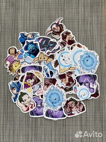 Стикеры/наклейки героев из Dota2