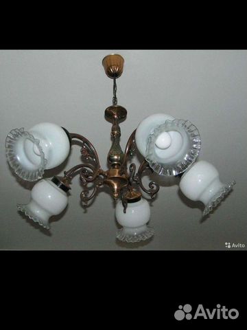 Люстра и бра латунь,бронза