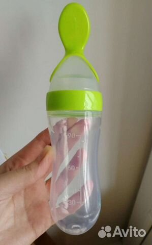 Бутылочка-ложка для кормления. Новая