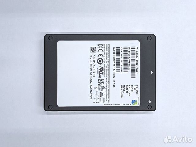 SSD Samsung PM1643a 3.84 Тб mzilt3T8hbls-00007 купить в Москве ...