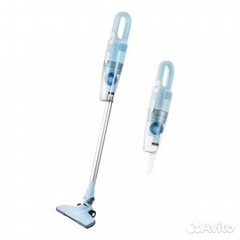 Вертикальный пылесос Kitfort кт-586-2 голубой