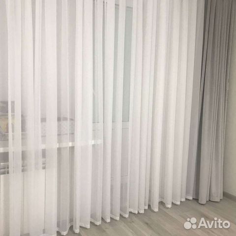 Тюль. Вуаль белый