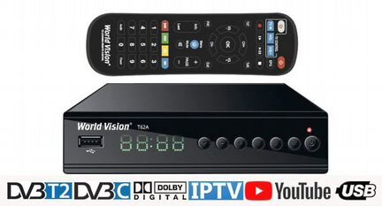 DVB-T2 приставка на 200 бесплатных каналов