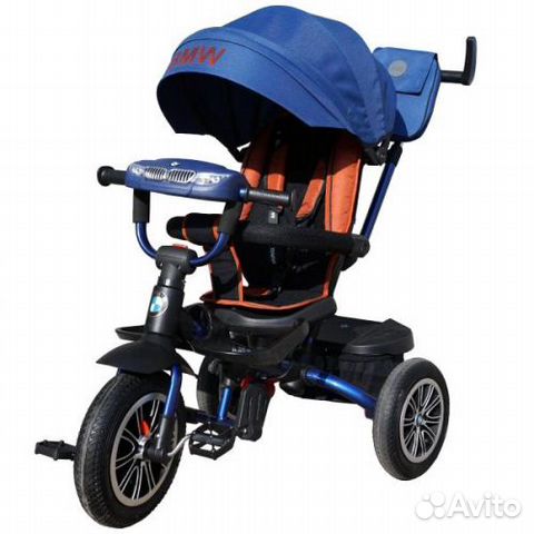 BMW. Велосипед 3кол. темно-син