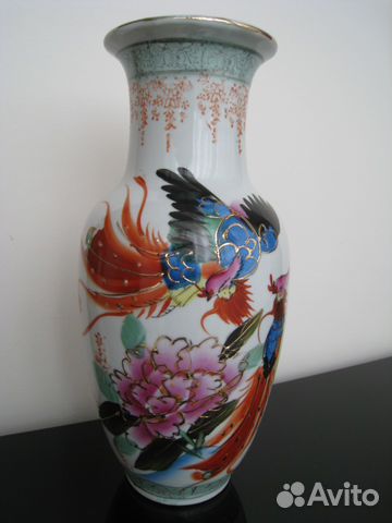 Ваза, Китай, Ручная роспись