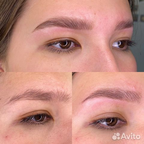 Долговременная укладка бровей, окрашивание бровей
