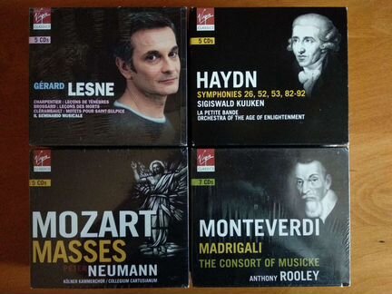 Классическая музыка - фирменные cd, бокс-сеты