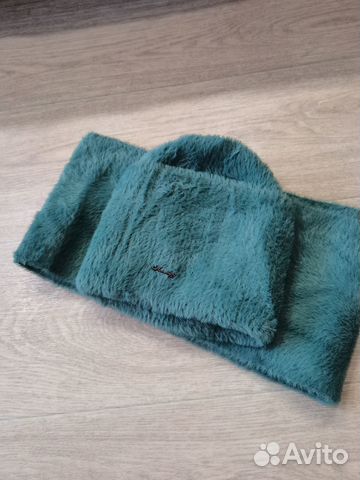 Комплект шапка и снуд женский