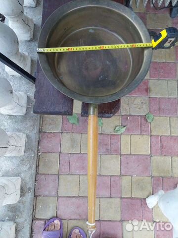 Медный таз, для варенья