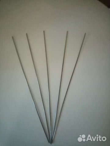 Спицы для вязания длина 20см, толщина 2мм