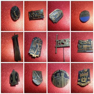 Значки СССР Монино,Коломна, Таллин