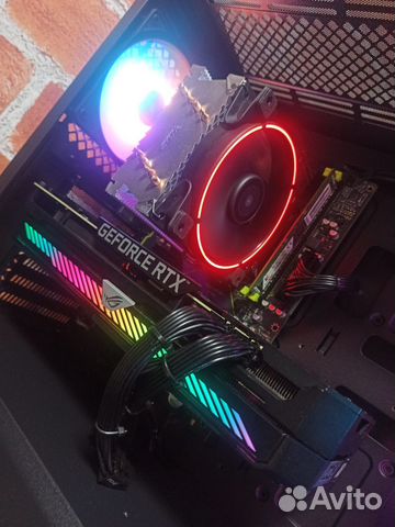 Игровой компьютер с asus ROG Strix RTX 3060 Ti OC