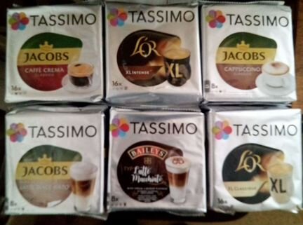 Кофе в капсулах Tassimo (новые)