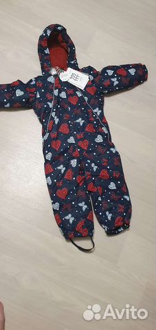 Зимний комбинезон для девочки 104