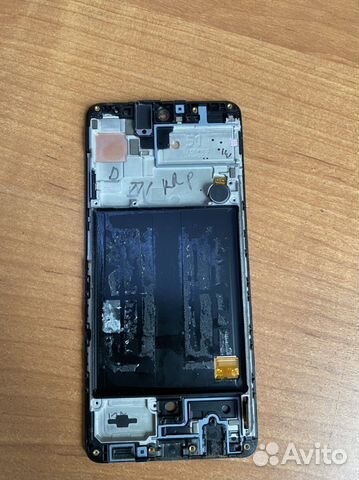 Рамка дисплея для samsung a515f (a51) черная