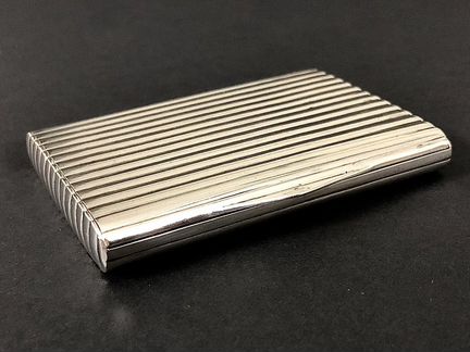 Портсигар антик очень редкий серебро 20е годы Герм